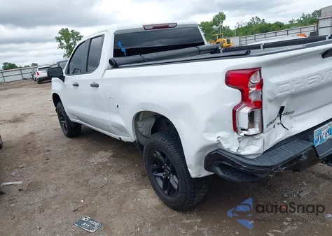 2019 Chevrolet Silverado 1500 Custom Trail Boss из США, поврежденный, VIN 1GCRYCEF9KZ335853